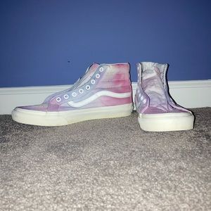 Tie dyed vans Sk8 His